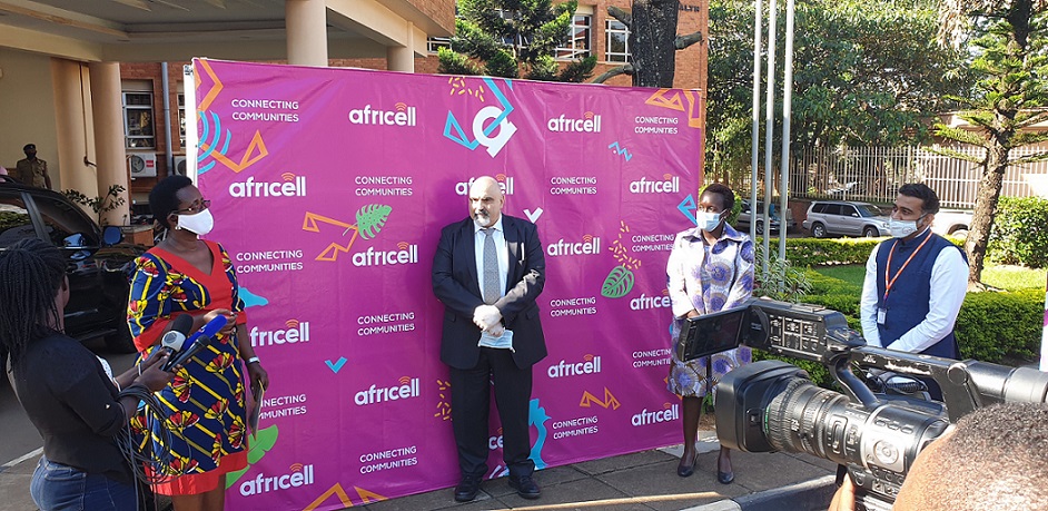 Africell donates 3 pickups to fight&nbsp;COVID-19
