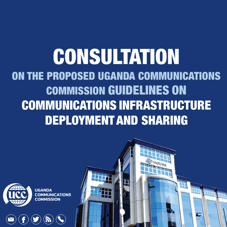 UCC seeks to establish a framework  to guide the deployment and sharing of communications infrastructure in&nbsp;Uganda.