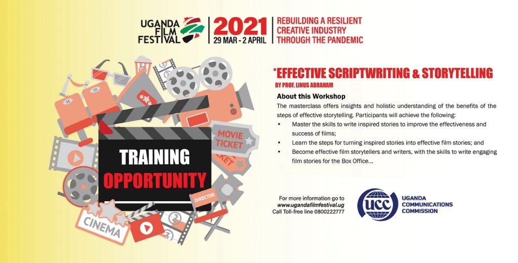 FILM TRAINING WORKSHOP ON EFFECTIVE SCRIPTWRITING & STORYTELLING -Supporting film writers/producers to improve story-writing & storytelling&nbsp;skills.