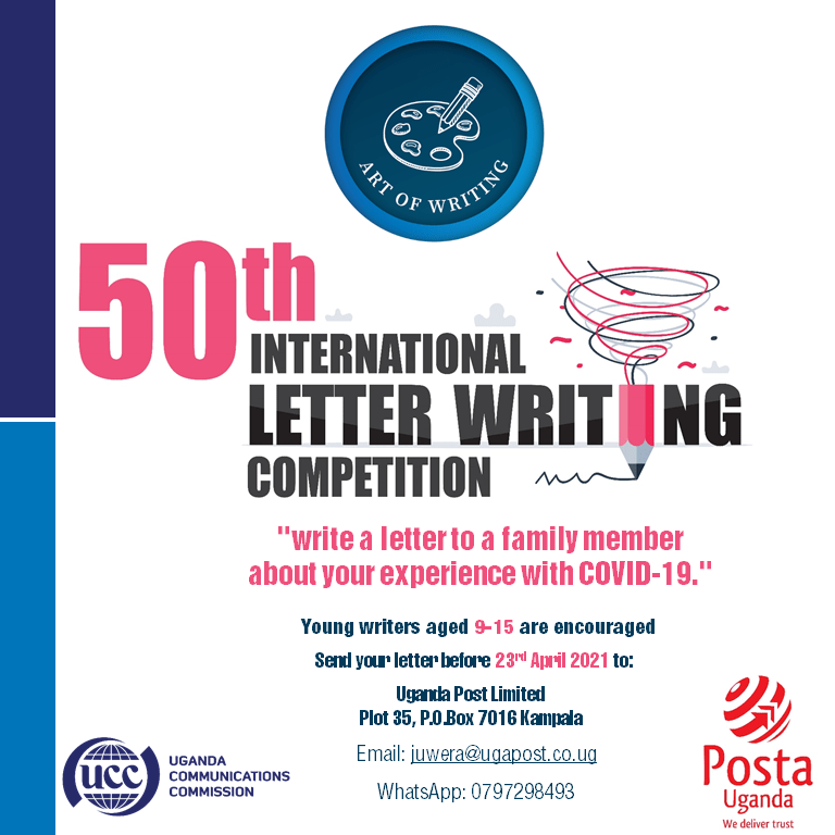 50th international letter-writing competition -“write a letter to a family member about your experience with COVID-19.”