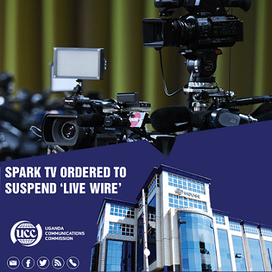 SPARK TV ORDERED TO SUSPEND ‘LIVE WIRE’