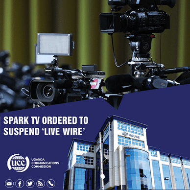 SPARK TV ORDERED TO SUSPEND ‘LIVE&nbsp;WIRE’