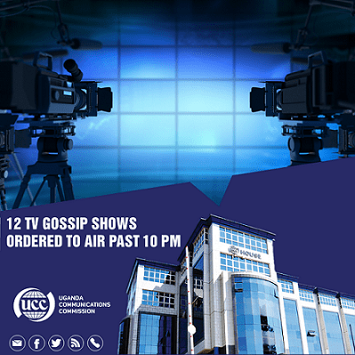 12 TV GOSSIP SHOWS ORDERED TO AIR PAST 10 PM  